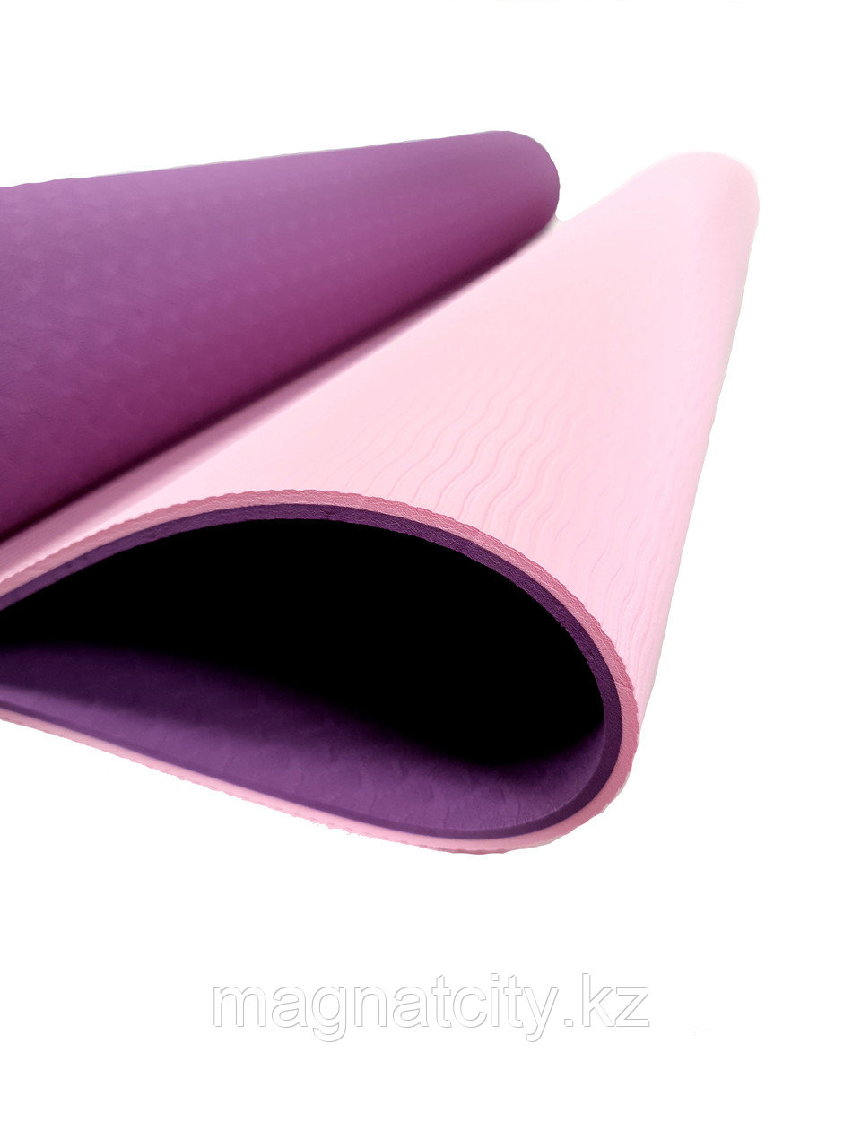 Коврики для йоги ART.FiT (61х183х0.6 см) TPE, с чехлом, цвета в ассортименте фиолетово-розовый - фото 3 - id-p97314993