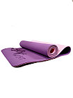 Коврики для йоги ART.FiT (61х183х0.6 см) TPE, с чехлом, цвета в ассортименте фиолетово-розовый, фото 5