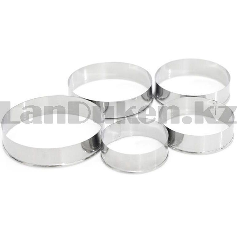 Набор форм для выпечки металлические разъемные Круг 5 штук Cake Mold - фото 6 - id-p9705440