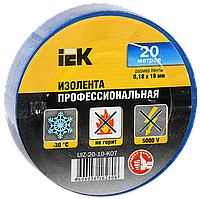 Изолента 0,18х19мм синяя 20м IEK