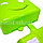 Держатель сушилка для губок и столовых приборов пластиковая зеленая маленькая, фото 9
