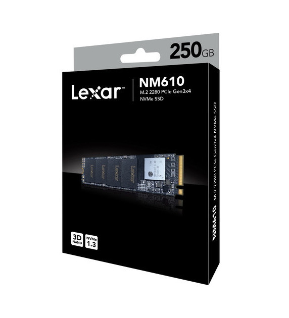 Накопитель SSD M.2 NVME LEXAR 250GB NM610 2280