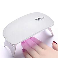 Ультрафиолетовая портативная лампа для сушки ногтей SUN UV LED MINI Pink, фото 2