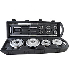 Набор гантелей + штанга сборная York Fitness 50 кг.