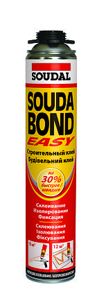 ПОЛИУРЕТАНОВЫЙ КЛЕЙ В АЭРОЗОЛЕ SOUDABOND EASY GUN, фото 2