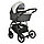Детская коляска Pituso Nino 2 в1 Antracyt+Кожа Metalic White, фото 2