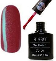 Гель-лак «Bluesky» A015 красно-бордовый с микроблестками 10ml.