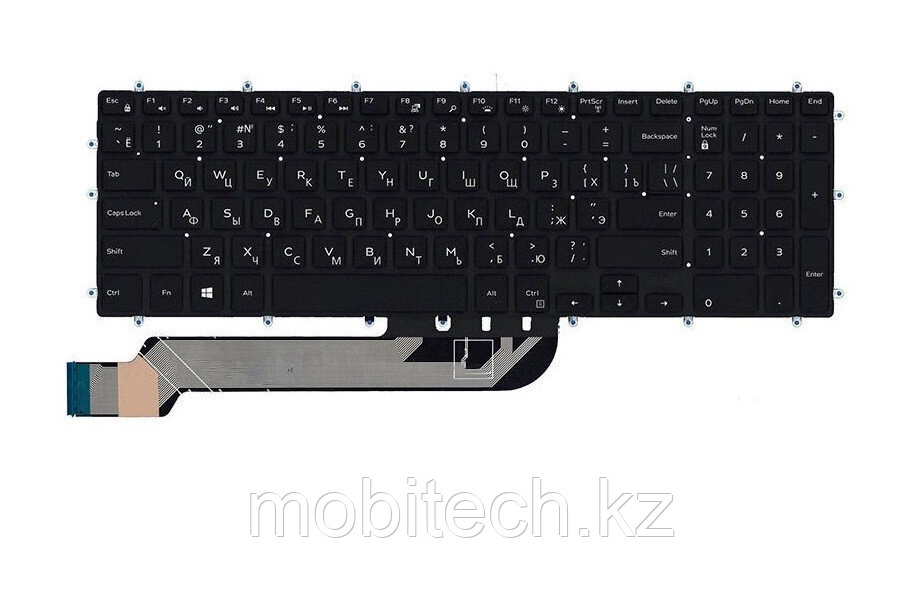 Клавиатуры Dell Inspiron 15-7566 15 7773 P66F клавиатура c EN/RU раскладкой - фото 1 - id-p97340033