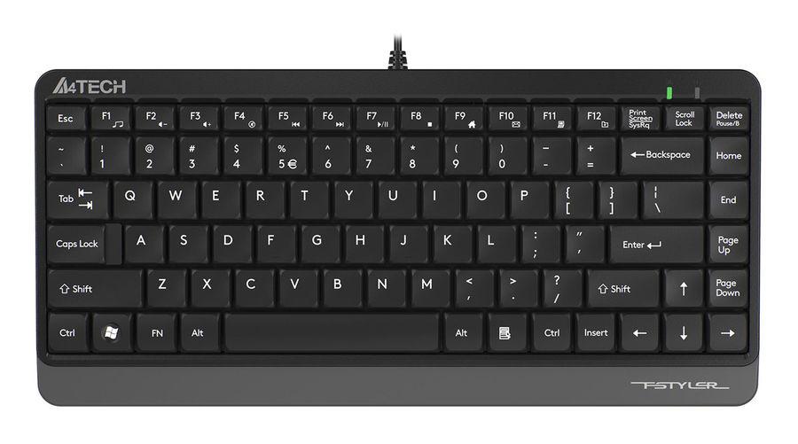 Клавиатура A4tech FK-11-BLACK/GREY Fstyler USB