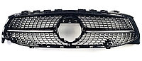 Решетка радиатора CLA-class C118 (2019- по н.в) стиль Diamong AMG (Черный глянец)