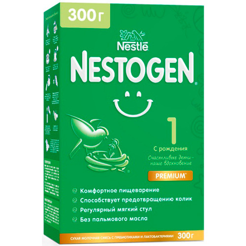 Смесь молочная Nestogen №1 300гр с 0мес