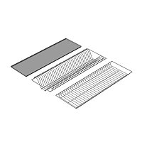 Посудосушитель для кухонного шкафа с рамкой и поддоном / 765*256 / 10 / 0,049 / 13,4- 765*256- 10- 0,049- 13,4