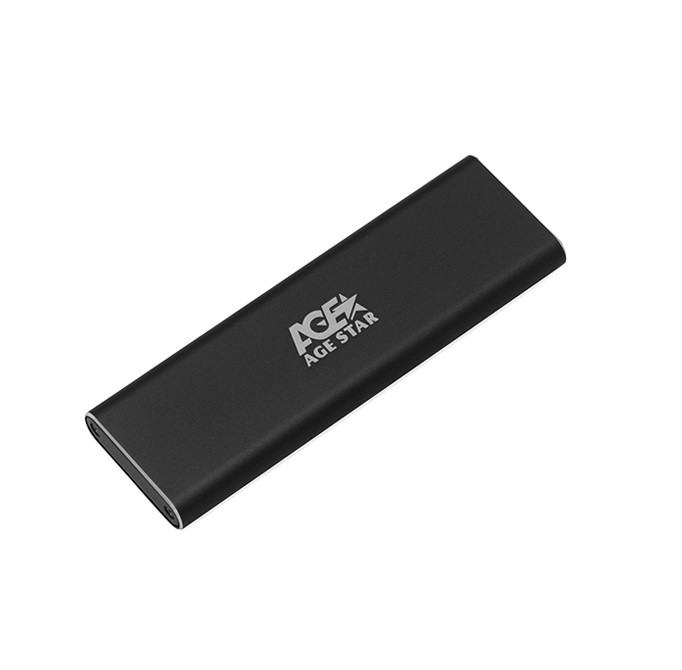 Купить Коробка для M2" жестких дисков Agestar 31UBNV1C Темно-серый в ...