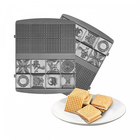 Панель для мультипекаря Redmond RAMB-171 (печенье с рисунком), черный, фото 1