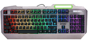 Клавиатура игровая Defender Stainless steel GK-150DL RU, черный, RGB подсветка, 9 режимов