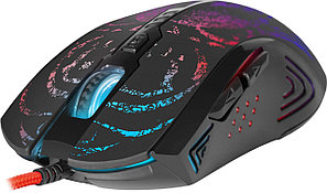 Мышь игровая Defender Invoker GM-947 черная, 3200dpi, мышь