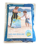 Пляжная сумка для игрушек, полотенец, голубая, фото 5