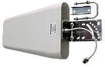 Антенна 9дб для репитера усилителя связи направленная 800 2700 мГц GSM 2g 3g 4g LTE внешняя, логопериодческая