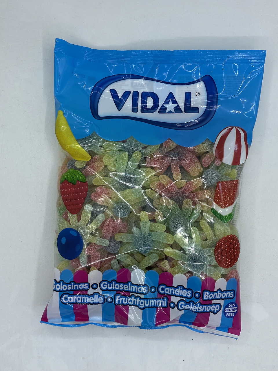 Vidal жевательный мармелад "Осьминоги кислые" 1000г