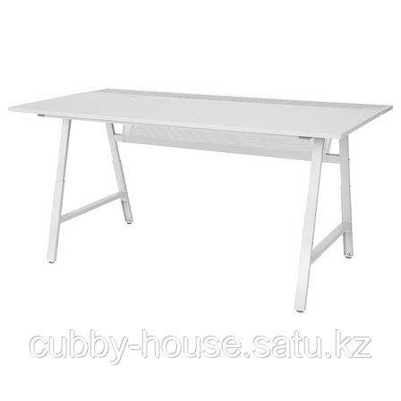 UTESPELARE УТЕСПЕЛАРЕ Геймерский стол, светло-серый, 160x80 см, фото 2