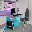 UTESPELARE УТЕСПЕЛАРЕ Геймерский стол, светло-серый, 160x80 см, фото 2