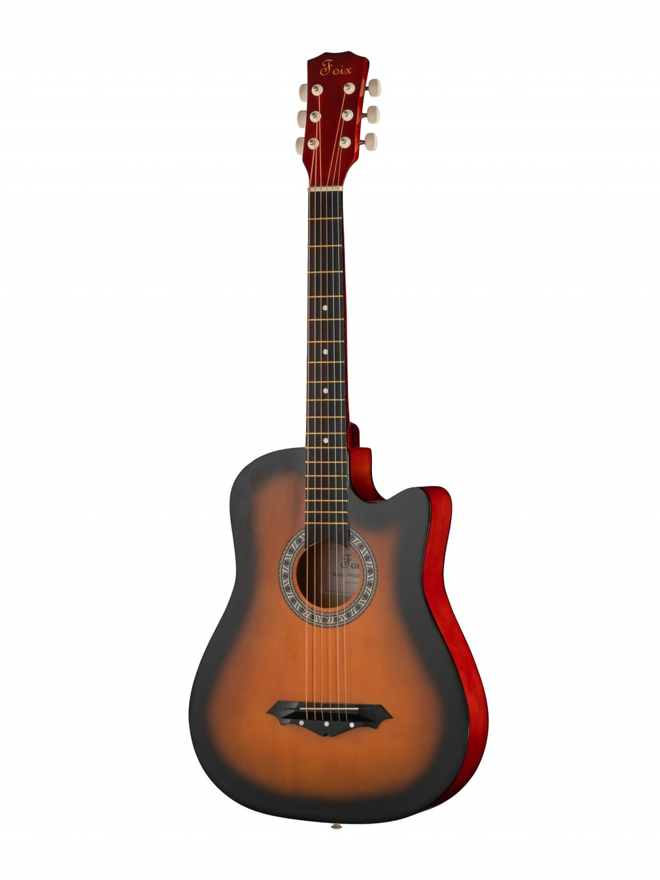 Акустическая гитара, санберст, Foix FFG-2038C-SB
