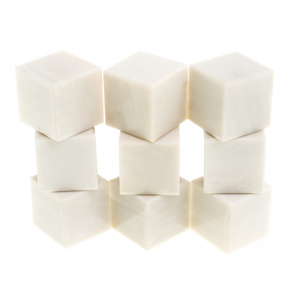 Камни для охлаждения виски 9 кубиков мрамор газганский 123474 - фото 3 - id-p97390438