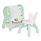 PITUSO Набор Стол для конструирования доска для рисования (комплект стульчик и конструктор 60 элементов), фото 2