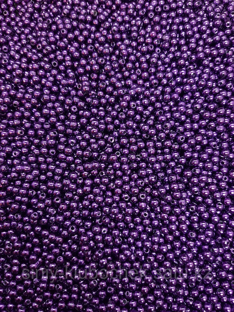 Бусины 4мм Фиолетовый - фото 1 - id-p97390564