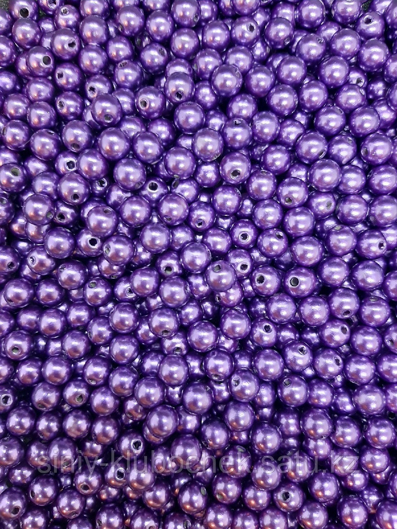 Бусины 8 мм Фиолетовый - фото 1 - id-p97390590