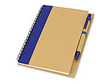 Подарочный набор Essentials с флешкой и блокнотом А5 с ручкой, синий, фото 7