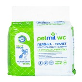 PETMIL 30шт. 60 * 40см с суперабсорбентом одноразовые пелёнки для собак