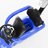 NINGBO PRINCE Каталка MERCEDES-BENZ (ручка, бампер, подставка для ног) Blue/Синий, фото 5