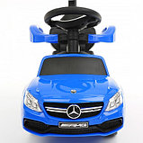 NINGBO PRINCE Каталка MERCEDES-BENZ (ручка, бампер, подставка для ног) Blue/Синий, фото 9