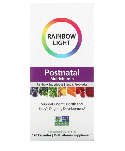 Rainbow Light, Vibrance, мультивитамины для послеродового периода, 120 капсул - фото 1 - id-p97397294