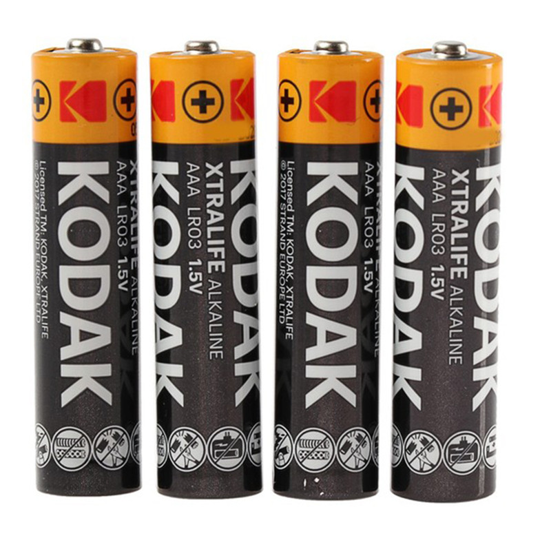 Батарейка алкалиновая Kodak XTRALIFE, AАA, LR03-SH4, 1.5В, плёнка, цена за 1 шт.