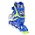 Роликовые коньки MIQI SKY  бесшумные с каучуковыми колесами(защита и шлем в комплекте), фото 6