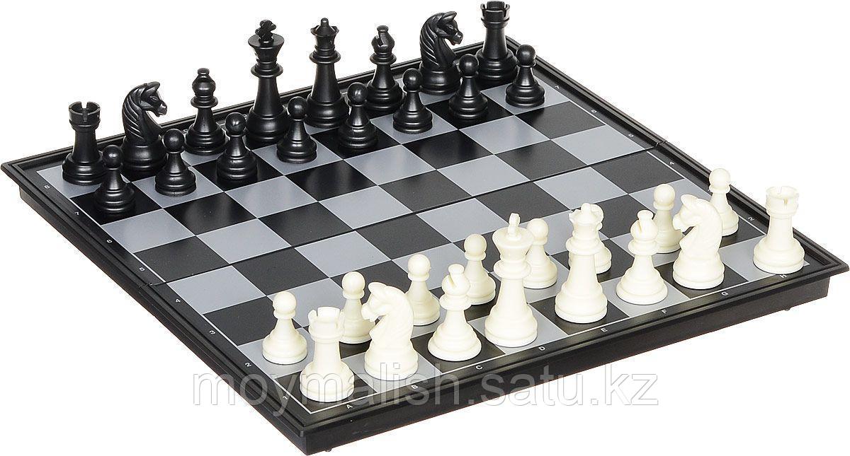 Настольная игра 3 в 1 "шахматы, шашки, нарды" (19,5 x 19,5 см) арт. QX54810 - фото 2 - id-p97419882