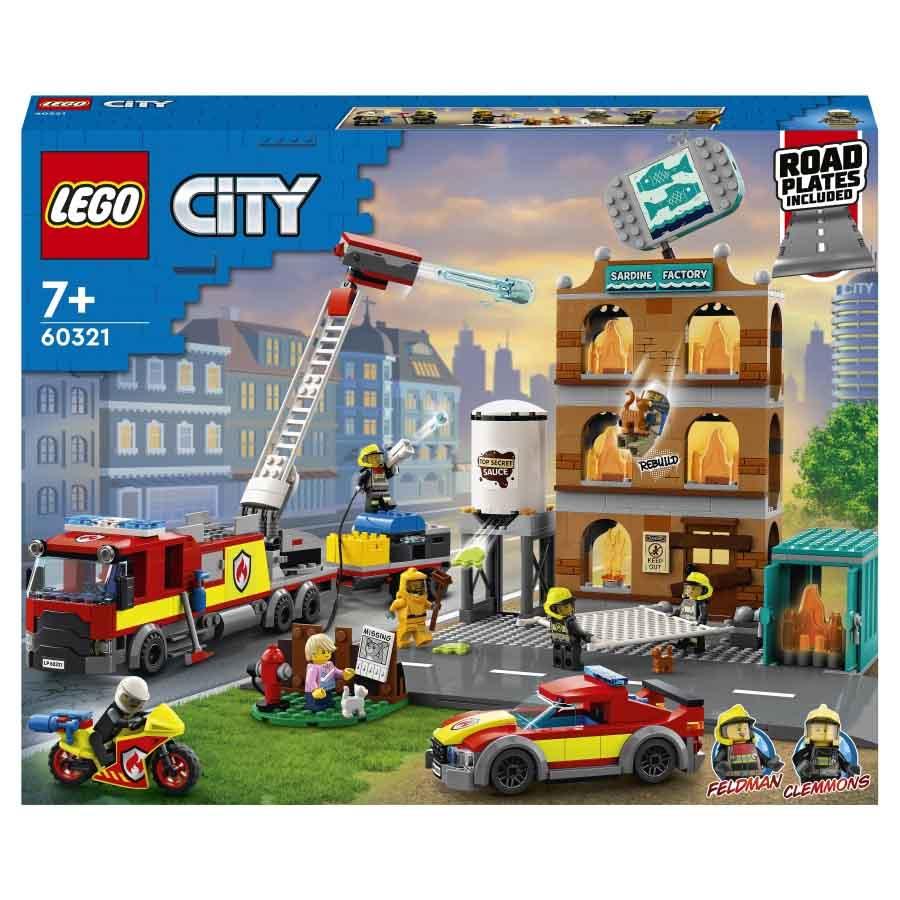 60321 Lego City Пожарная команда, Лего город Сити - фото 1 - id-p97395379