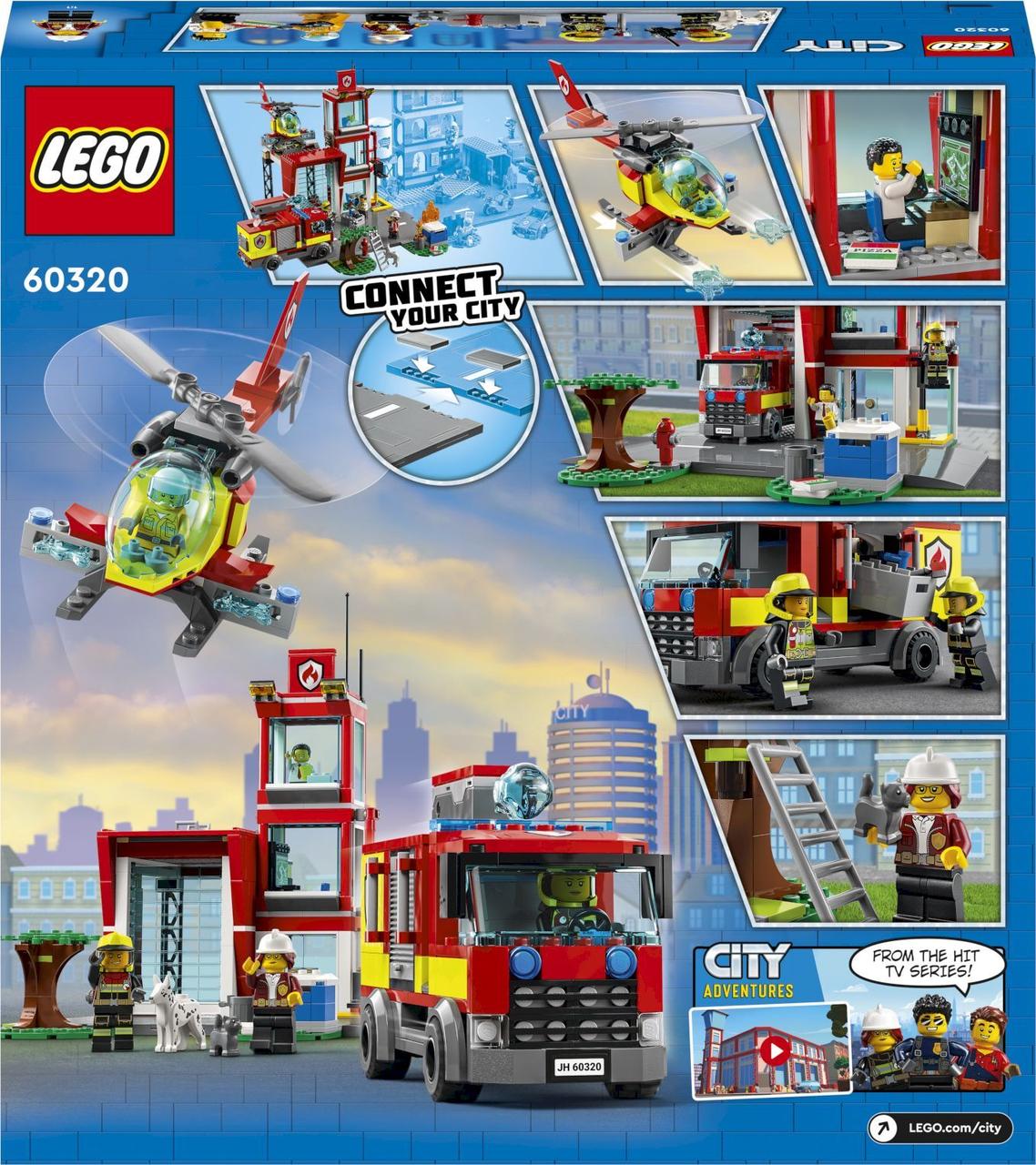 60320 Lego City Пожарная часть, Лего город Сити - фото 2 - id-p97395378
