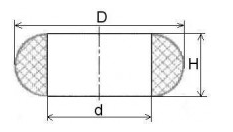 Уплотнитель для трансформатора 16х27х12
