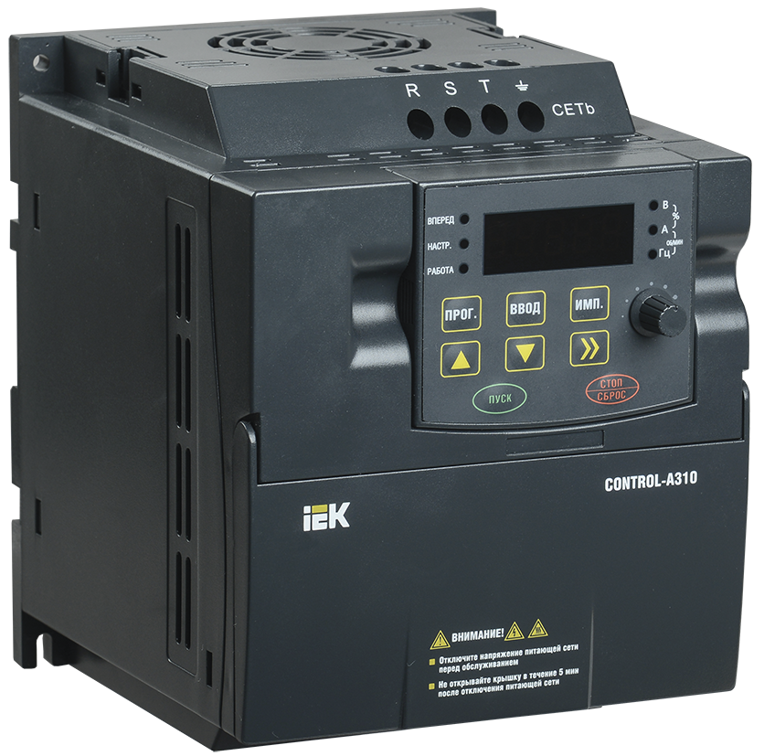 Преобразователь частоты CONTROL-A310 400В 3Ф 1.5кВт 3.7A IEK, фото 1