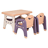 Детский стол Pituso и два стульчика Фиолетовый, фото 2