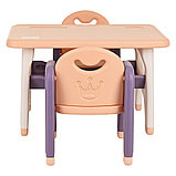Детский стол Pituso и два стульчика Фиолетовый, фото 3