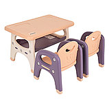 Детский стол Pituso и два стульчика Фиолетовый, фото 4