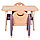 Детский стол Pituso и два стульчика Фиолетовый, фото 5