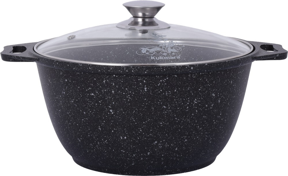 Кастрюля Kukmara Мраморная кмт32а, 3 л, антипригарное покрытие, фото 1