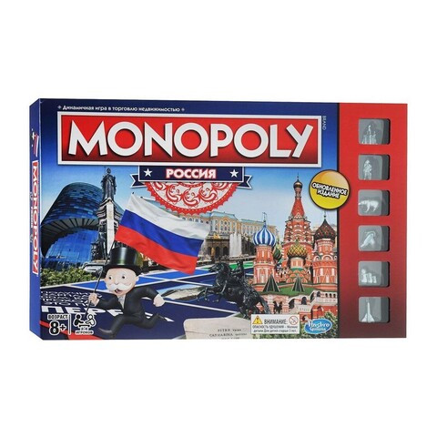 Игра настольная «Monopoly: Россия» Hasbro с фишками-игрушками {Обновленное издание} - фото 3 - id-p97431125