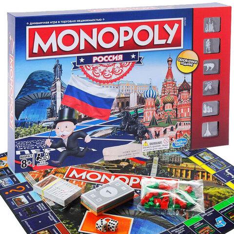 Игра настольная «Monopoly: Россия» Hasbro с фишками-игрушками {Обновленное издание} - фото 1 - id-p97431134