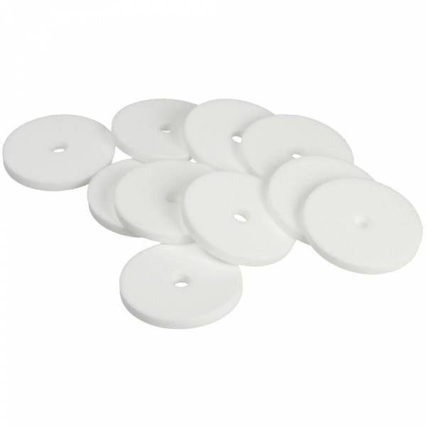 Запасные пластиковые перфорированные пластинки для задержки пыли, для зонда к testo 330, набор из 10 штук, фото 1